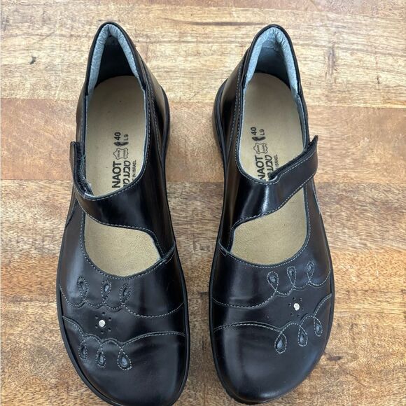 NAOT new black leather Mary Jane’s size 40 - Picture 2 of 7